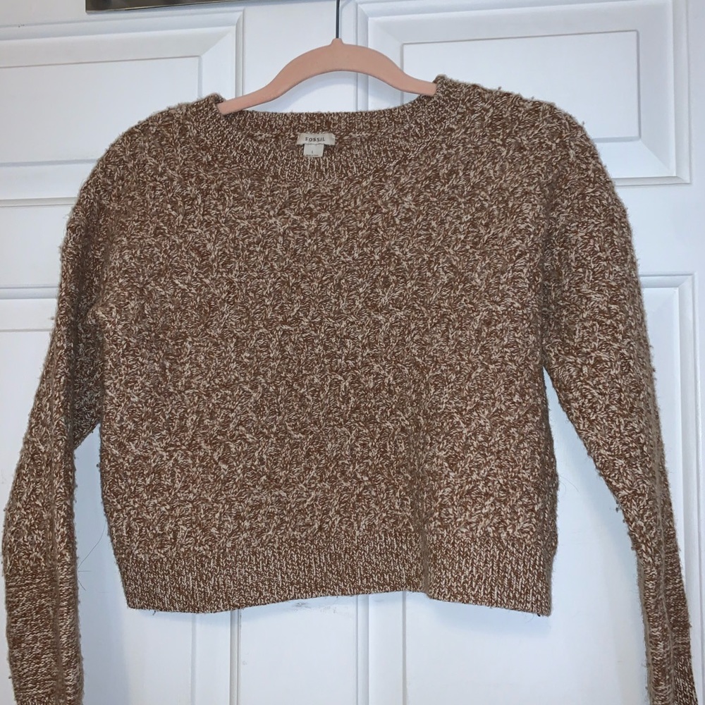 Fossil brown sweater